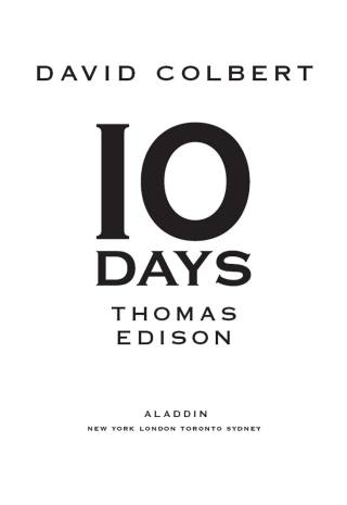 Cover image: Thomas Edison 9781416964445
