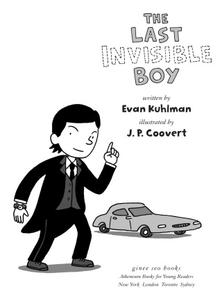 Cover image: The Last Invisible Boy 9781416960898
