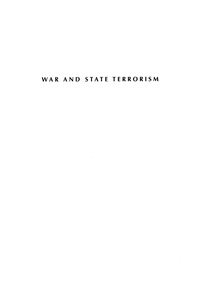 Titelbild: War and State Terrorism 9780742523906