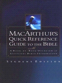 Cover image: MacArthur's Quick Reference Guide to the Bible 9780310132646