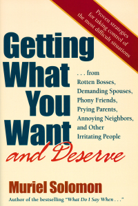 Cover image: Getting What You Want (and Deserve) 9781558537712