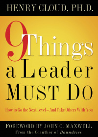 Cover image: 9 Things a Leader Must Do 9781591454847