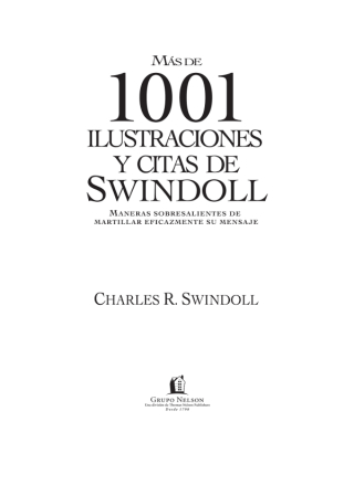 Cover image: Más de 1001 ilustraciones y citas de Swindoll 9781602558403