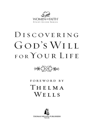 Cover image: Discovering God's Will for Your Life 9780785249832