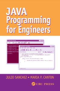 Cover image: Java Programming for Engineers 1st edition 9780849308109