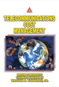 Imagen de portada: Telecommunications Cost Management 1st edition 9781138472433