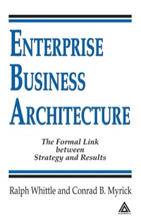 Immagine di copertina: Enterprise Business Architecture 1st edition 9780849327889