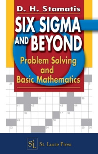 表紙画像: Six Sigma and Beyond 1st edition 9781574443103