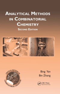 表紙画像: Analytical Methods in Combinatorial Chemistry 2nd edition 9780849318603