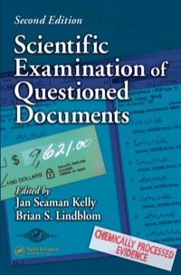 Cover image: Scientific Examination of Questioned Documents 2nd edition 9780849320446
