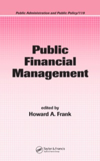 Cover image: Public Financial Management 1st edition 9780849395666
