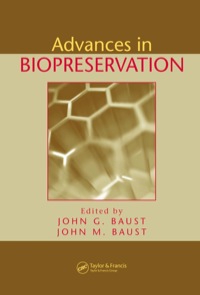 Titelbild: Advances in Biopreservation 1st edition 9780849327728