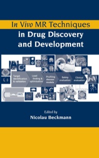 Cover image: In Vivo MR Techniques in Drug Discovery and Development 1st edition 9780849330261