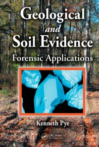 Imagen de portada: Geological and Soil Evidence 1st edition 9780849331466