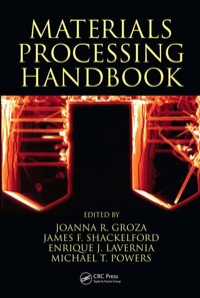 Imagen de portada: Materials Processing Handbook 1st edition 9780849332166