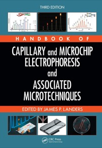 Imagen de portada: Handbook of Capillary and Microchip Electrophoresis and Associated Microtechniques 3rd edition 9780849333293
