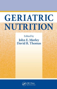 Cover image: Geriatric Nutrition 1st edition 9780367389079