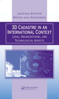 Cover image: 3D Cadastre in an International Context 1st edition 9780367577896
