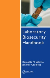 Cover image: Laboratory Biosecurity Handbook 1st edition 9780849364754