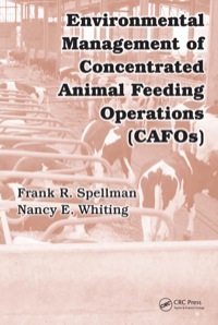Imagen de portada: Environmental Management of Concentrated Animal Feeding Operations (CAFOs) 1st edition 9780849370984