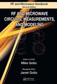 Cover image: RF and Microwave Circuits, Measurements, and Modeling 1st edition 9780849372186