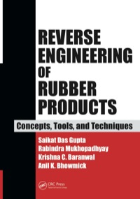 Cover image: Reverse Engineering of Rubber Products 1st edition 9780849373169