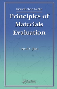 表紙画像: Introduction to the Principles of Materials Evaluation 1st edition 9780849373923