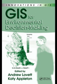 Cover image: GIS for Environmental Decision-Making 1st edition 9780849374234