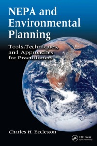 Omslagafbeelding: NEPA and Environmental Planning 1st edition 9780849375590