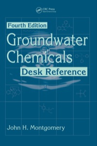 صورة الغلاف: Groundwater Chemicals Desk Reference 4th edition 9780849392764