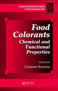 Imagen de portada: Food Colorants 1st edition 9781498771122