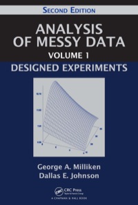 Cover image: Analysis of Messy Data Volume 1 2nd edition 9781584883340