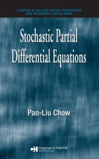 Cover image: Stochastic Partial Differential Equations 1st edition 9781584884439