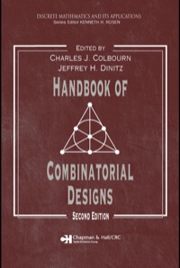 Cover image: Handbook of Combinatorial Designs 2nd edition 9781584885061
