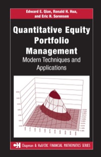 Imagen de portada: Quantitative Equity Portfolio Management 1st edition 9781584885580
