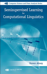 Cover image: Semisupervised Learning for Computational Linguistics 1st edition 9780367388638