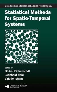 Imagen de portada: Statistical Methods for Spatio-Temporal Systems 1st edition 9780367828028