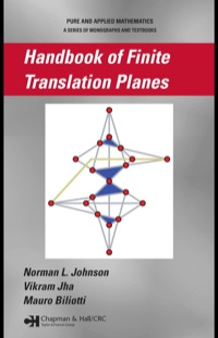 صورة الغلاف: Handbook of Finite Translation Planes 1st edition 9781584886051