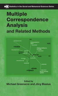 Imagen de portada: Multiple Correspondence Analysis and Related Methods 1st edition 9781584886280