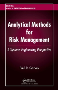 Cover image: Analytical Methods for Risk Management 1st edition 9781032477763