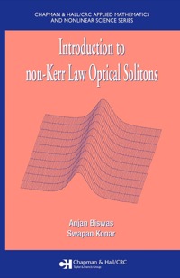 Cover image: Introduction to non-Kerr Law Optical Solitons 1st edition 9780367453367