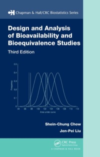Cover image: Design and Analysis of Bioavailability and Bioequivalence Studies 3rd edition 9781584886686