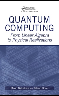Cover image: Quantum Computing 1st edition 9780750309837