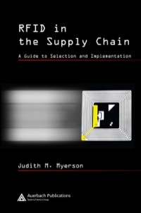 Imagen de portada: RFID in the Supply Chain 1st edition 9780849330186