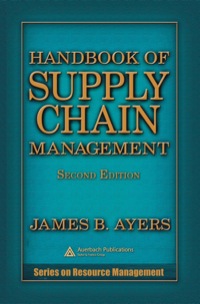 Cover image: Handbook of Supply Chain Management 2nd edition 9781032605166