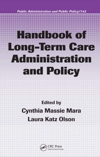 Imagen de portada: Handbook of Long-Term Care Administration and Policy 1st edition 9780849353277