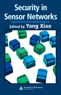 Imagen de portada: Security in Sensor Networks 1st edition 9780849370588