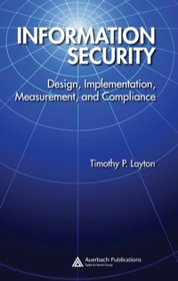 Cover image: Information Security 1st edition 9780849370878