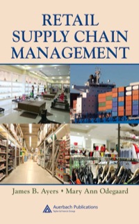 表紙画像: Retail Supply Chain Management 1st edition 9780849390524