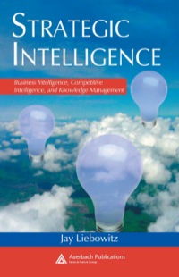 Titelbild: Strategic Intelligence 1st edition 9780849398681
